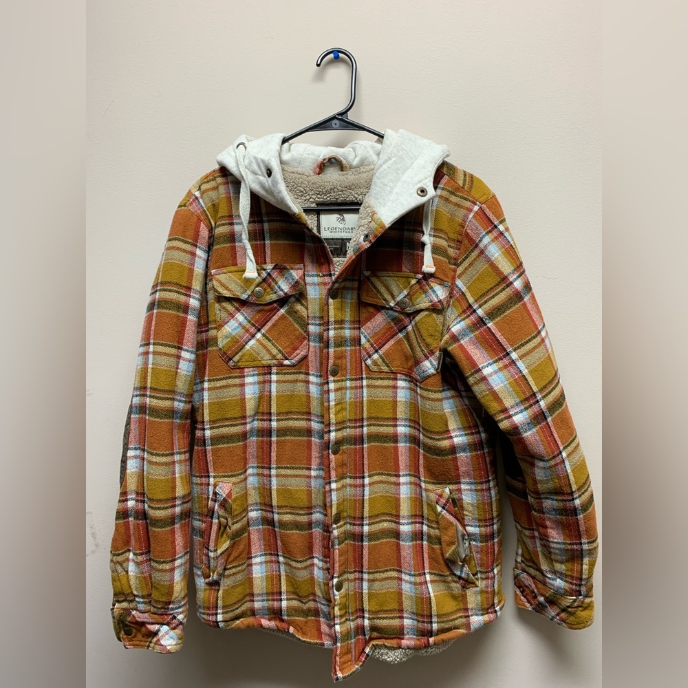 Legendary Whitetails Men’s Medium Sherpa Flannel Hoody